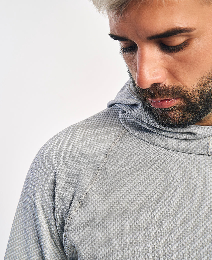 Sweatshirt à capuche homme JOTUN gris clair