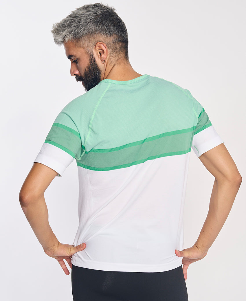 Tee-shirt manches courtes homme LAMIA vert