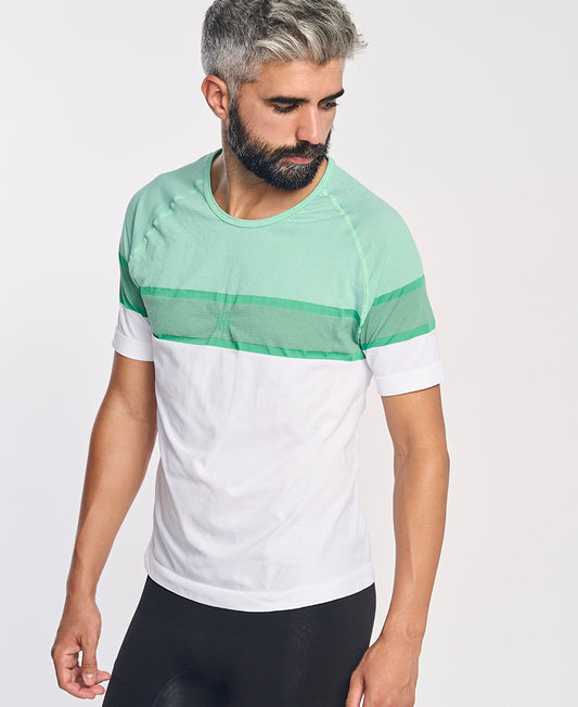 Tee-shirt manches courtes homme LAMIA vert