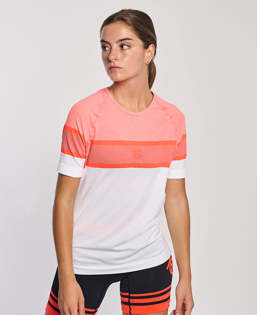 Tee-shirt LAMIA manches courtes orange