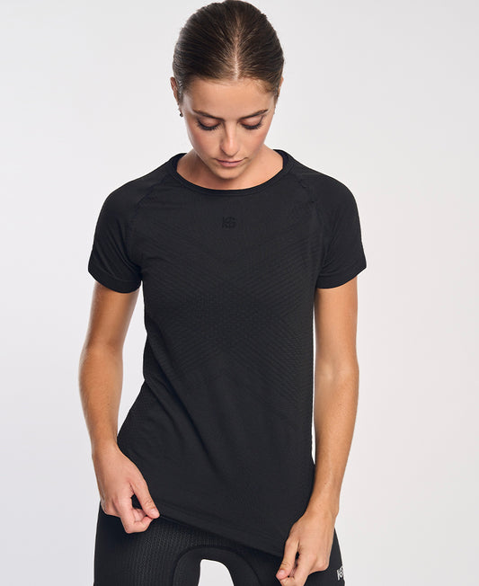 Tee-shirt GREET femme manches courtes noir