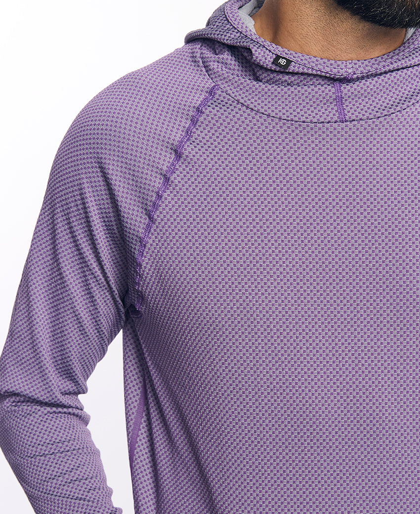 Sweatshirt à capuche homme JOTUN violet