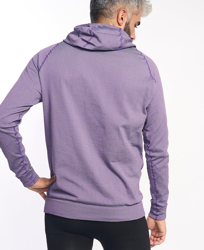 Sweatshirt à capuche homme JOTUN violet