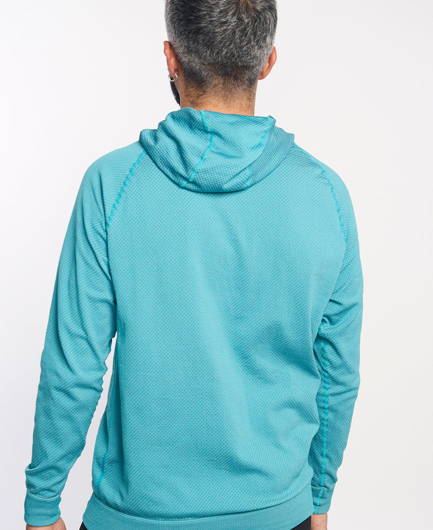 Sweatshirt à capuche homme JOTUN turquoise