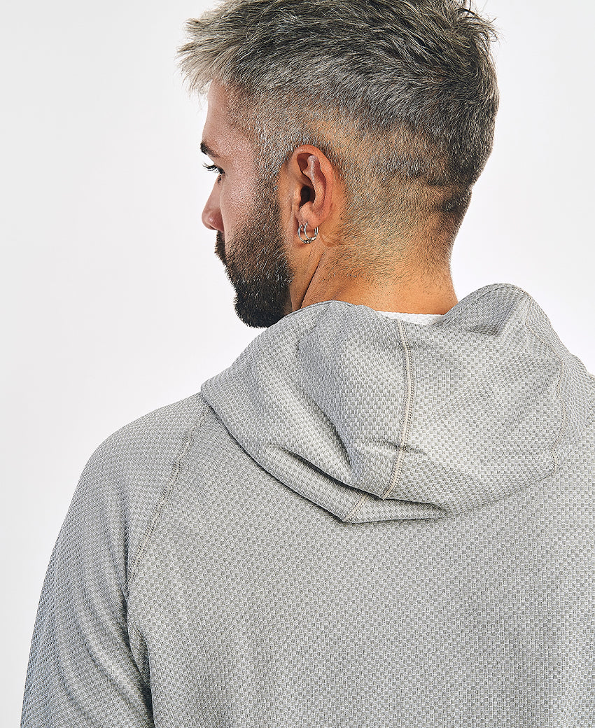 Sweatshirt à capuche homme JOTUN gris clair