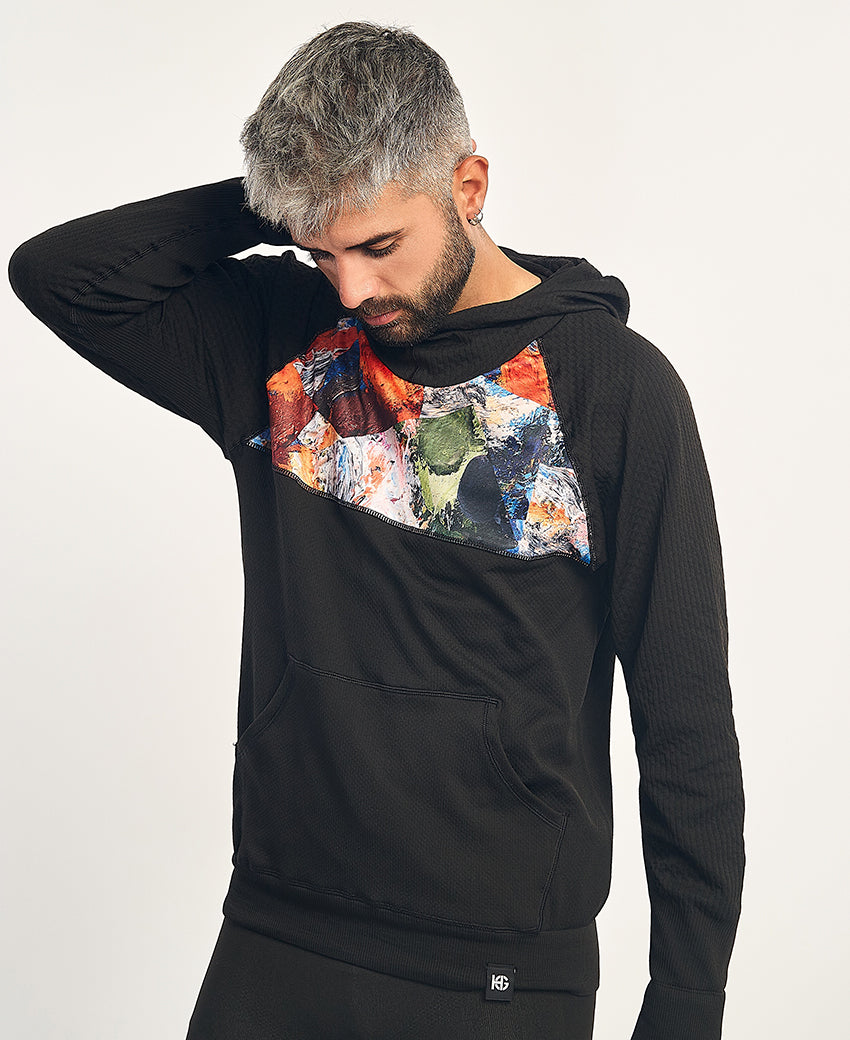 Sweatshirt à capuche homme KONG orange