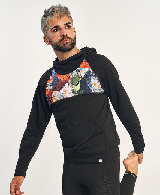 Sweatshirt à capuche homme KONG orange