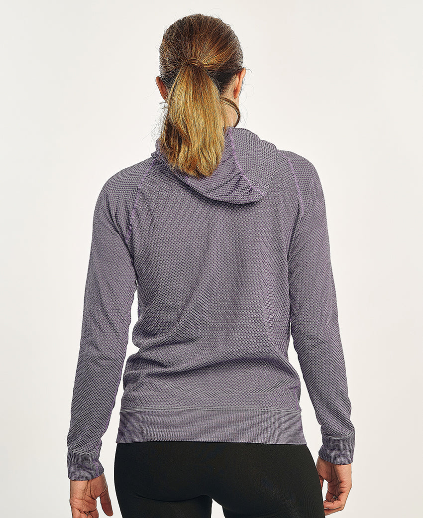 Sweatshirt à capuche femme JOTUN violet