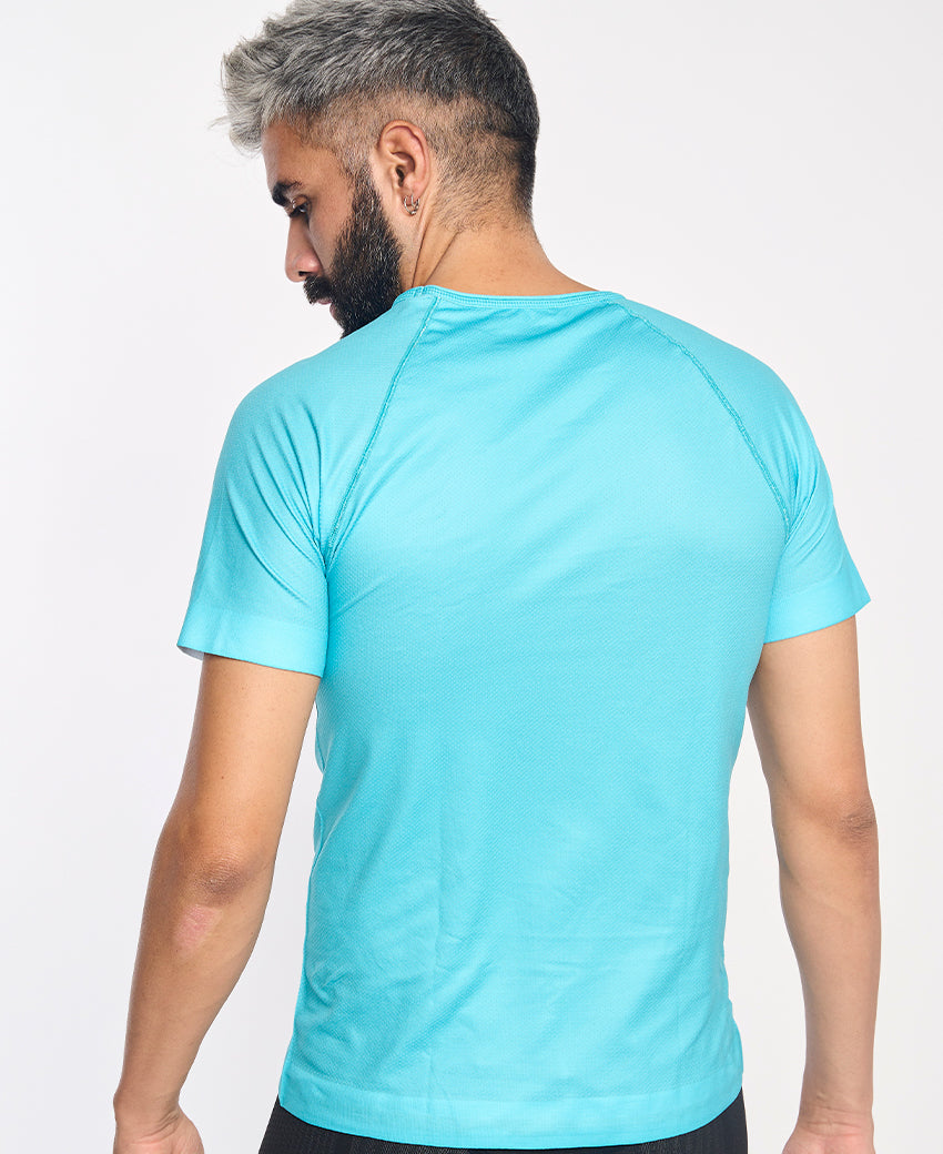 Tee-shirt homme imprimé UNIT turquoise