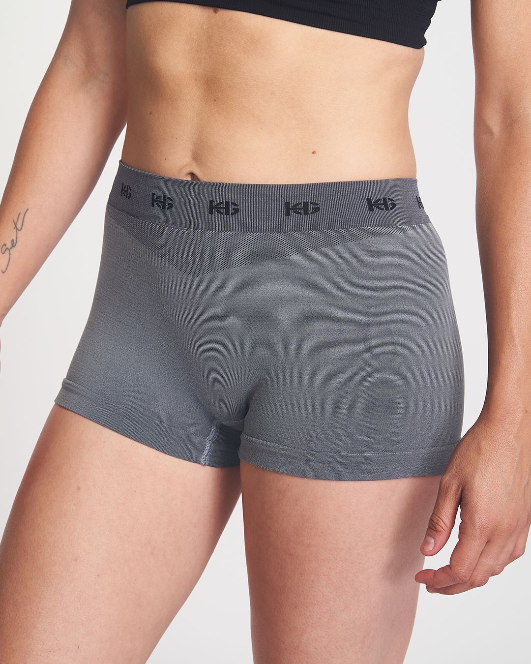 Shorty femme MIND gris