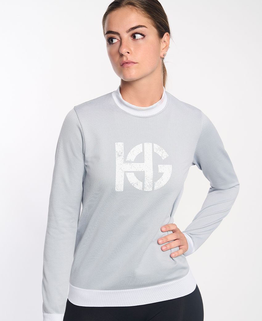 Sweatshirt de deuxième couche LOBBY unisexe gris