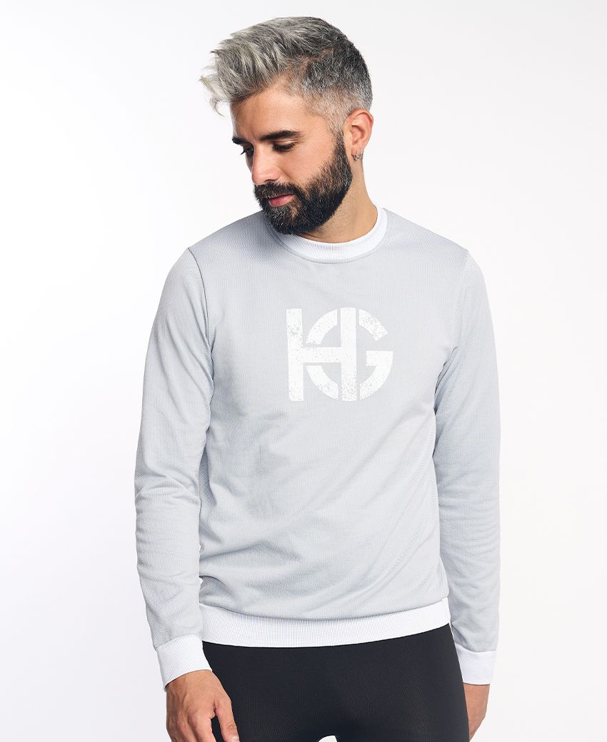 Sweatshirt de deuxième couche LOBBY unisexe gris