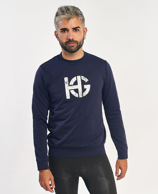 Sweatshirt de deuxième couche LOBBY unisexe bleu marine