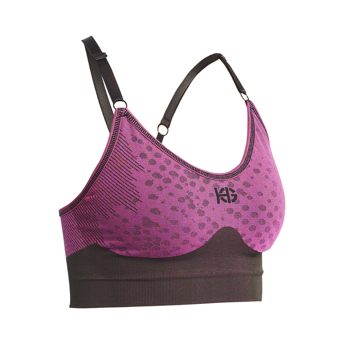 Brassière de sport OPAL fuchsia