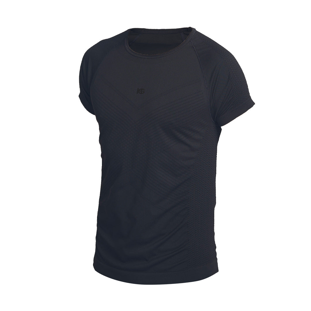 Tee-shirt manches courtes GREET noir homme