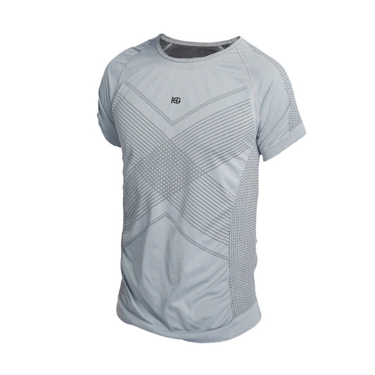 Tee-shirt manches courtes GREET gris homme