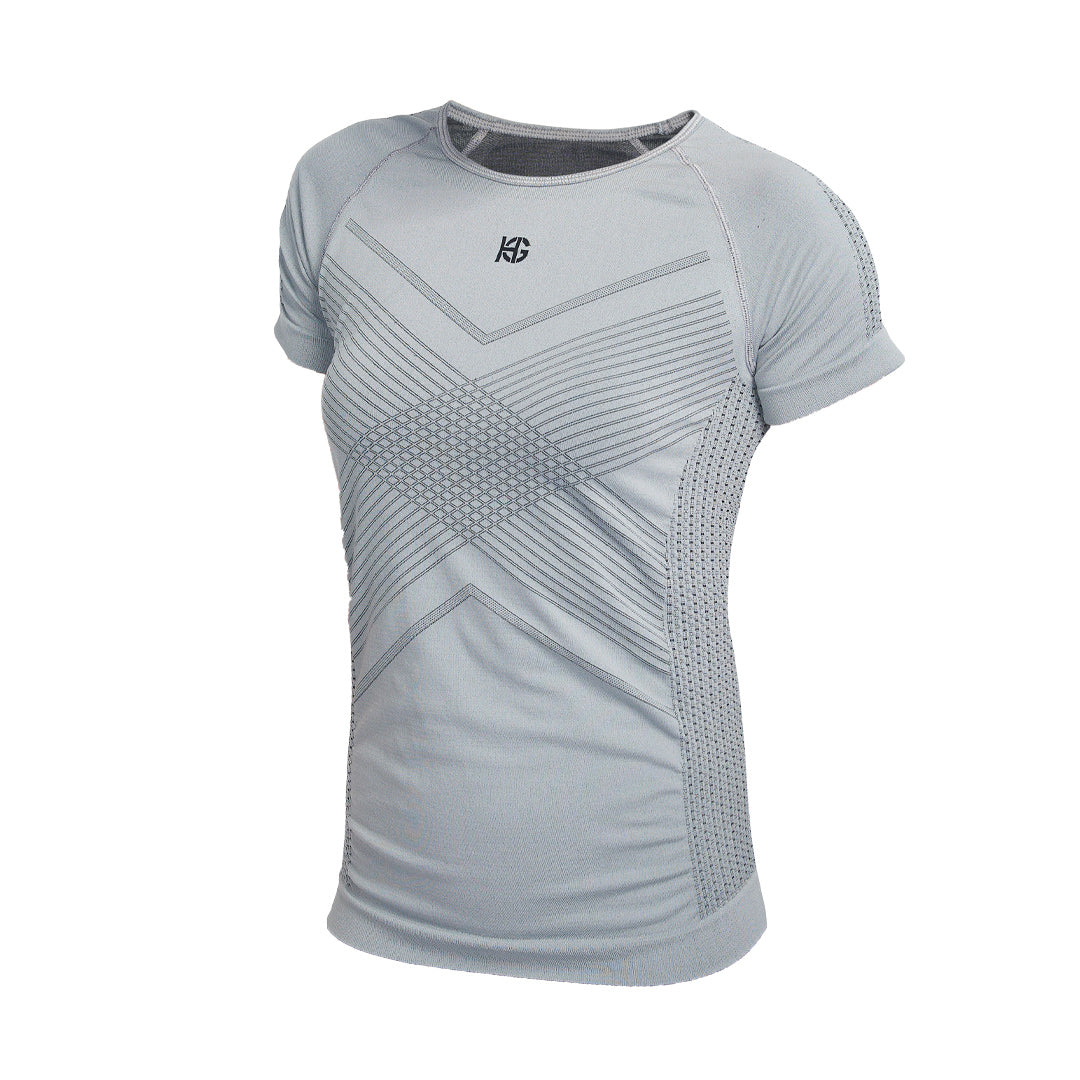 Tee-shirt GREET femme manches courtes gris