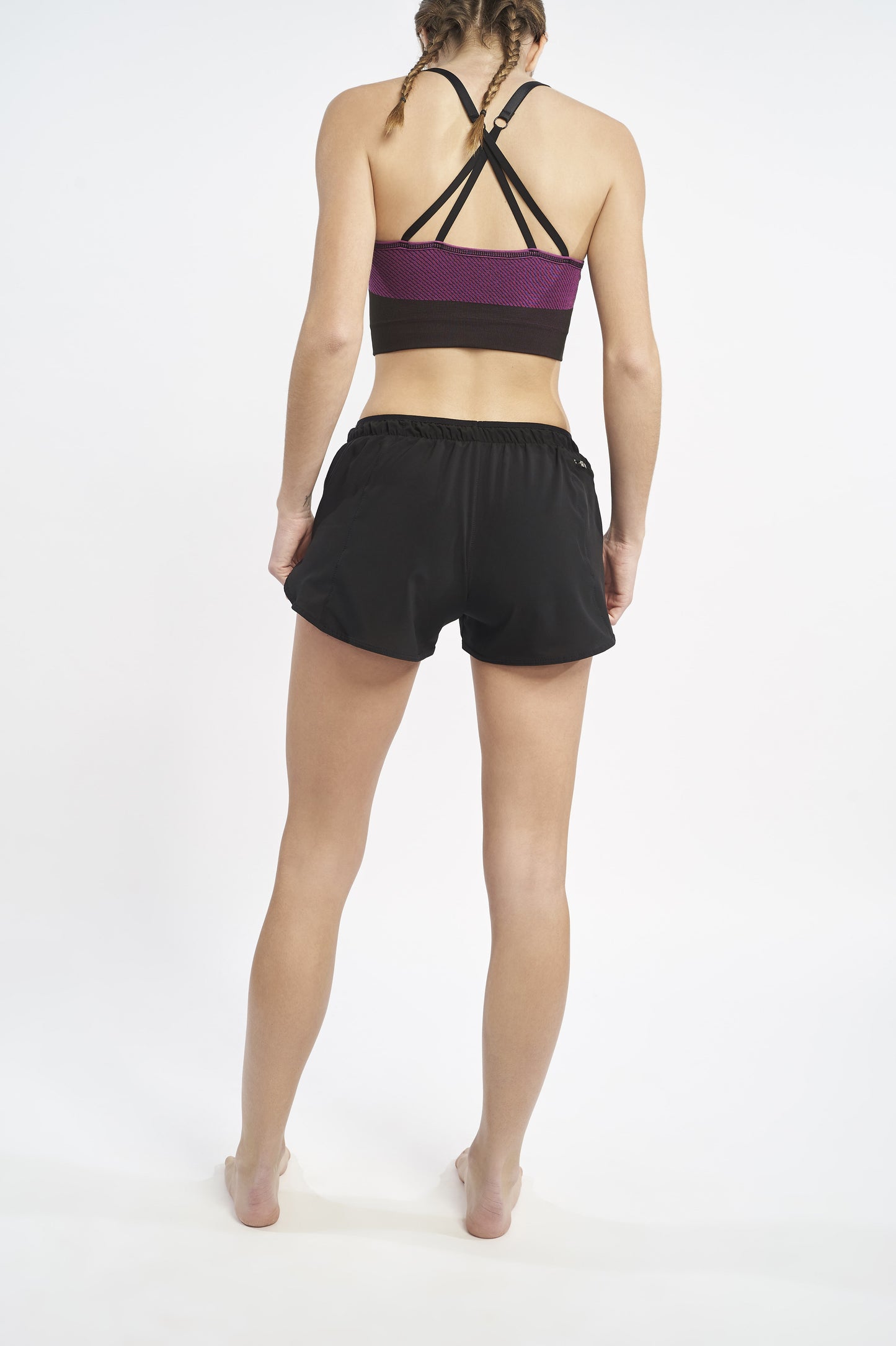 Short femme ALTAIR noir avec slip intérieur