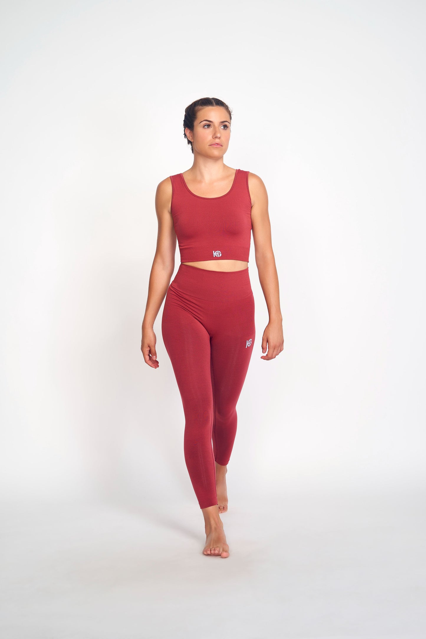 Collant femme ARYS rouge