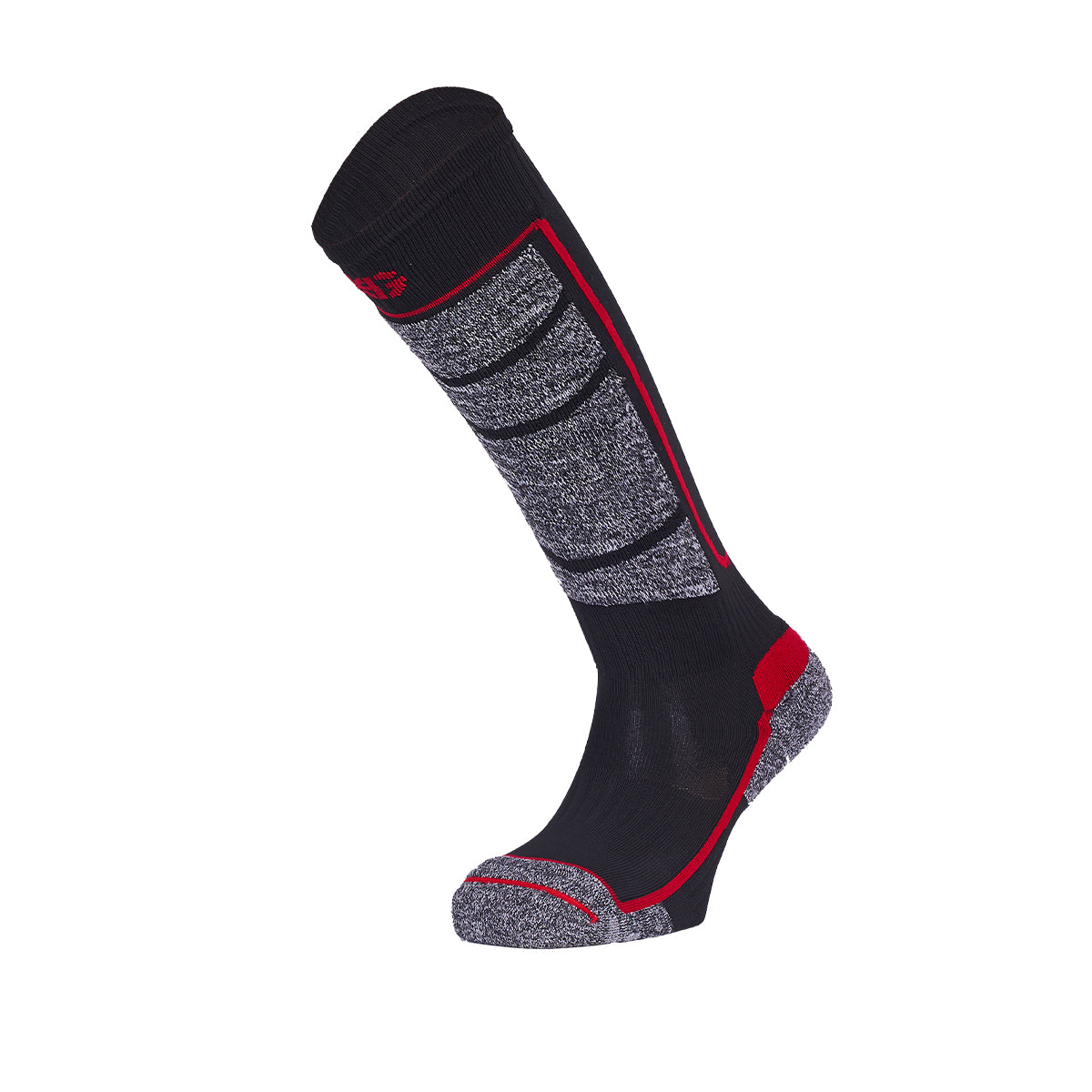 Chaussettes de ski KINLEY noir et rouge